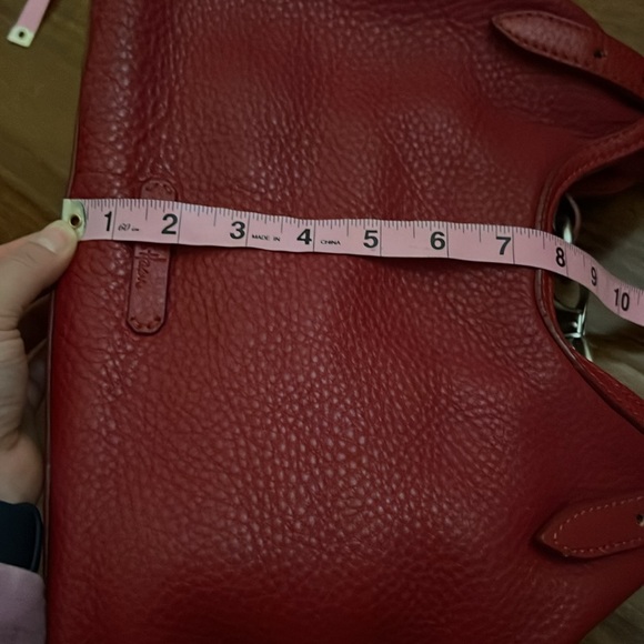Cole Haan Red pebbled leather tote - Picture 15 of 16